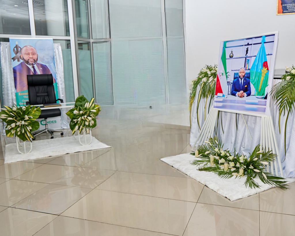 El CNDE ha abierto este martes el libro de condolencias en memoria de su vicepresidente segundo, Leoncio Amada Nze Nlang, fallecido el pasado 24 de enero.